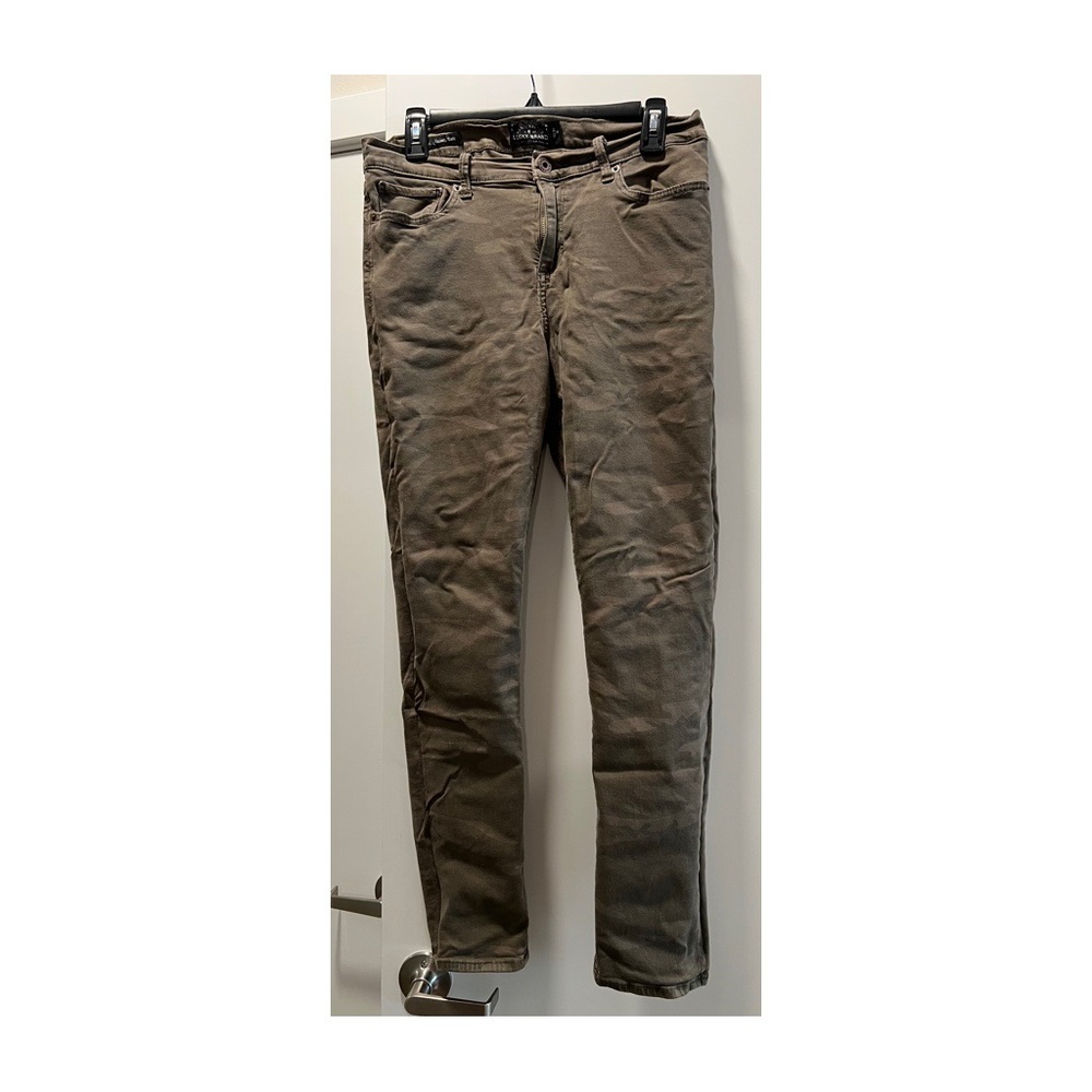 Luck Brand Brooke Camo Leggings Jeans 31 12
